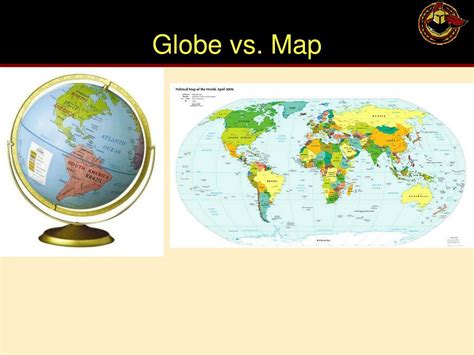 how is a map different from a globe|Globe vs. Map .